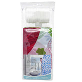 71 X 71 Shower Curtain with Hooks in Assorted Designs